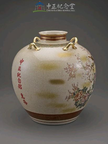 陶瓷瓷瓶（圓型）花鳥圖案藏品圖，第5張